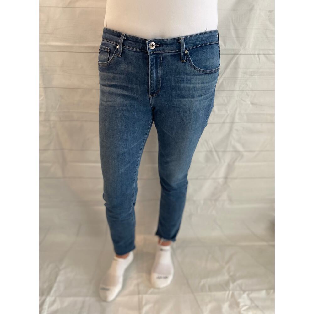 AG Adriano Goldschmied Jeans Womens 28R The Harper Essential Straight Raw Hem#